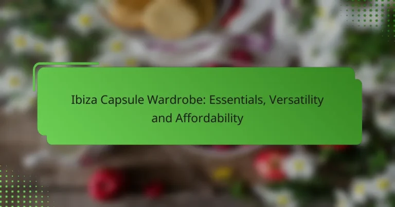 Ibiza Capsule Wardrobe: Essentials, Versatility and Affordability