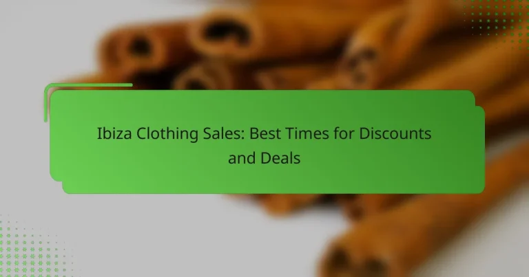 Ibiza Clothing Sales: Best Times for Discounts and Deals